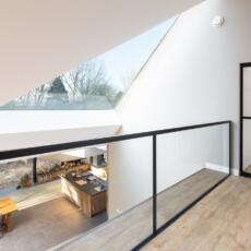 Balustrade gelaagd glas